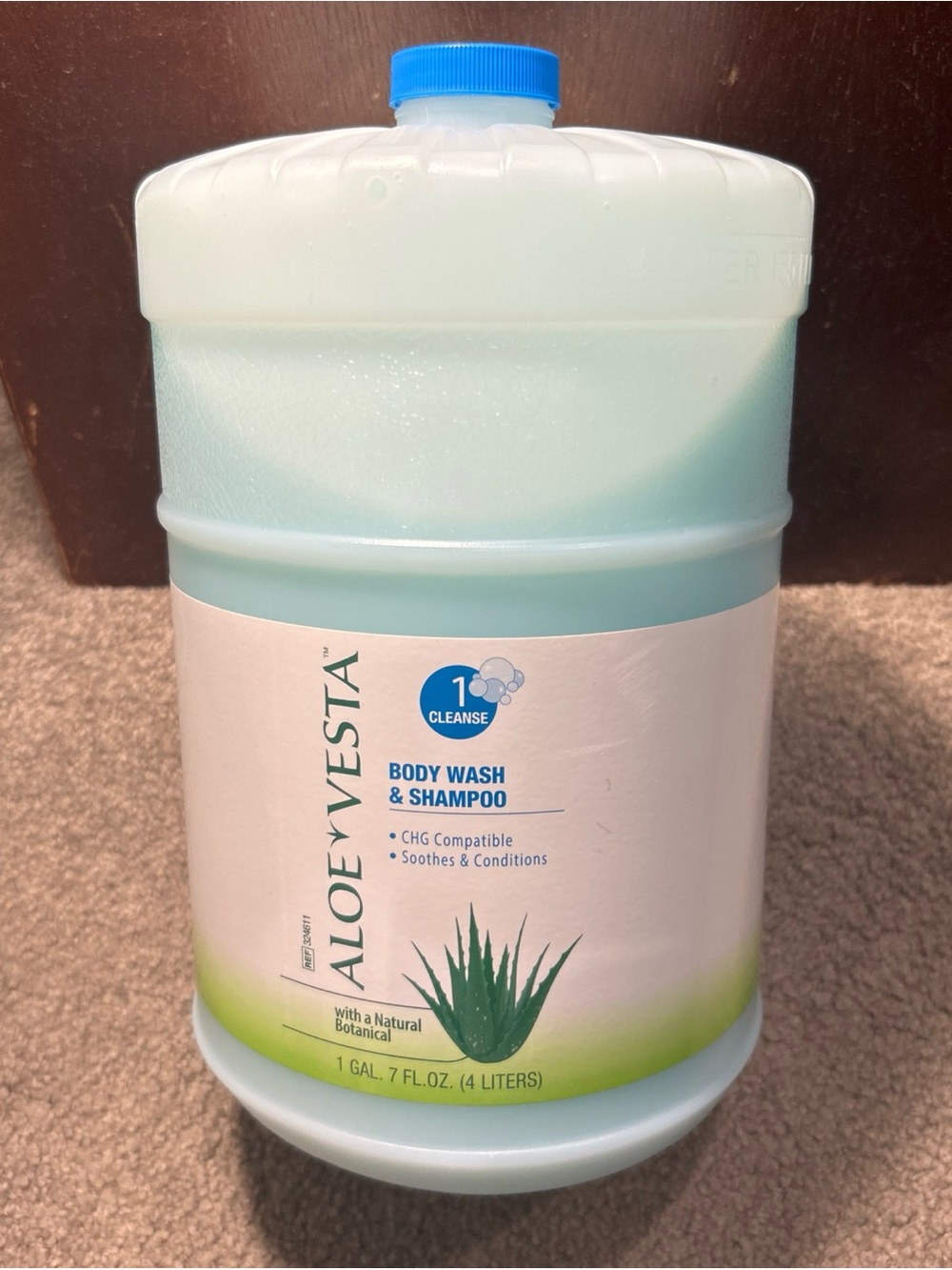 Aloe Vesta Body Wash & Shampoo Natural Botanical JUMBO SIZE 135oz